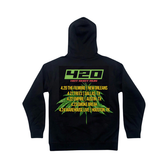 JET LIFE "4/20 HOT SHOT RUN" HOODIE [Black]