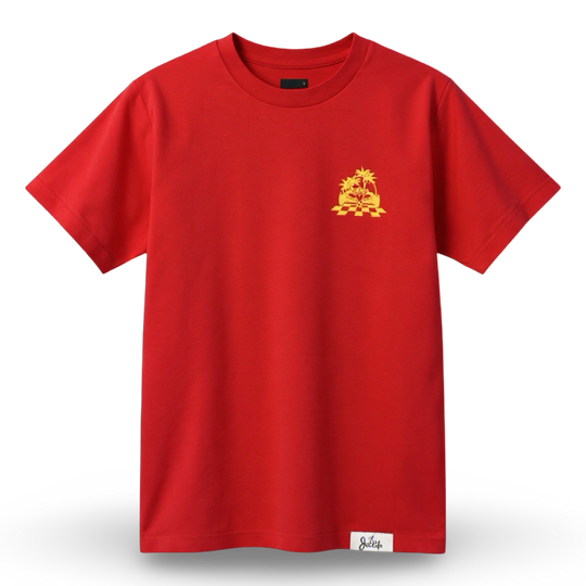 Jet Life "INDI" Tee | Red & Yellow
