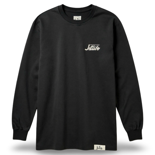 Jet Life "SCRIPT" L/S [BLACK]