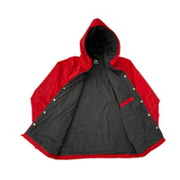 “Courtside" COACH JACKET HOODED [RED]