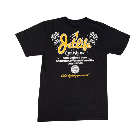 COMMEMORATIVE JET LIFE CAR SHOW TEE (BLACK)