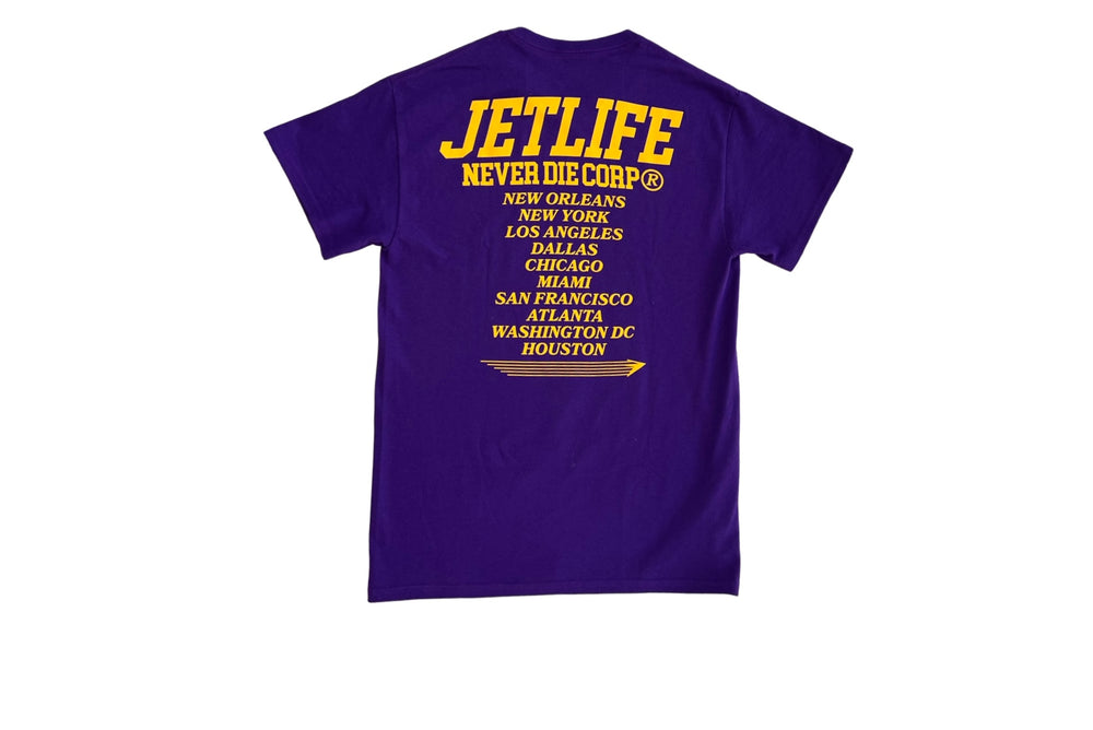 Jet Life "CITY TOUR" S/S [PURPLE]