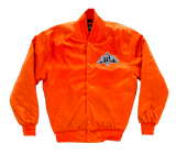 JET LIFE "DIAMOND" SATIN JACKET [ORANGE]