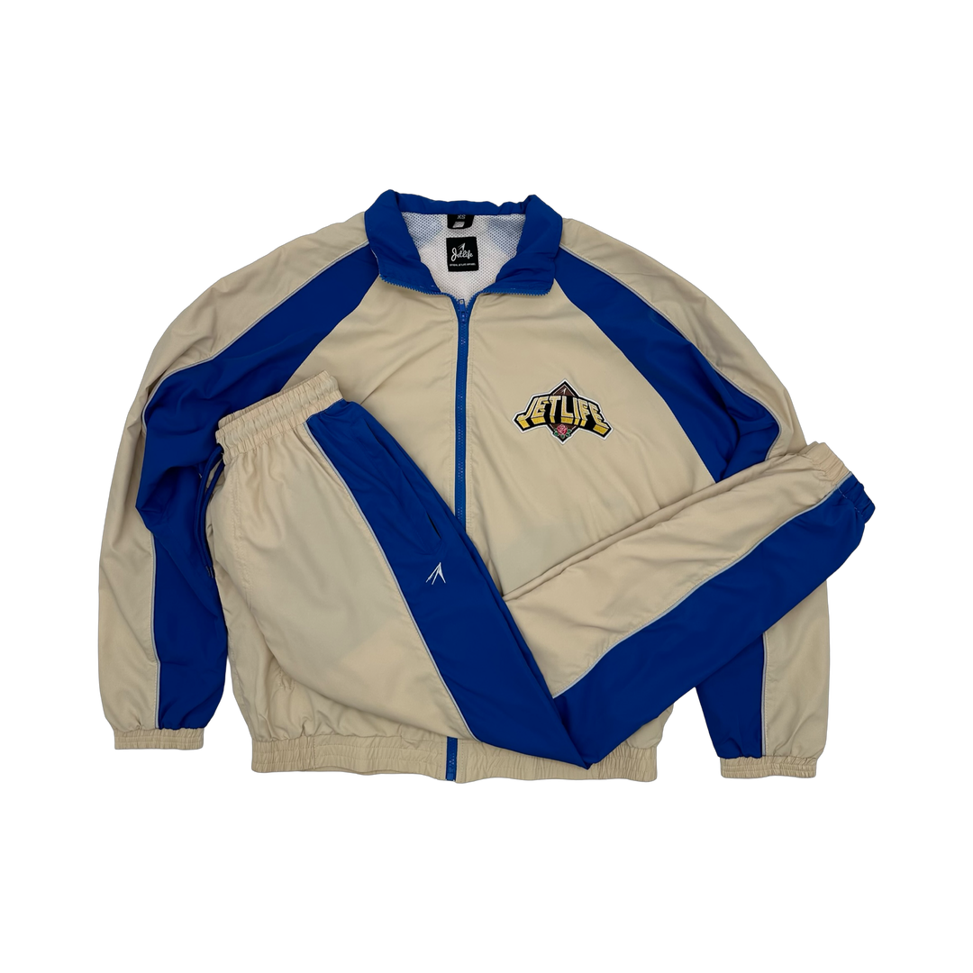 JET LIFE TRACK JACKET [BLUE/CREAM]