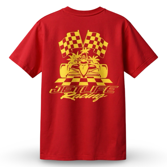 Jet Life "INDI" Tee | Red & Yellow
