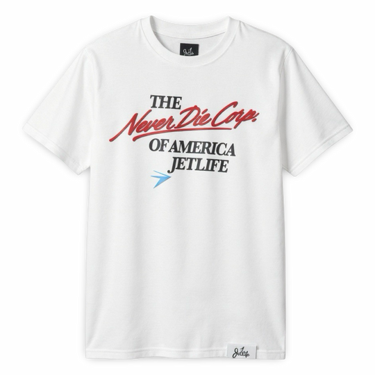 JET LIFE "HEARTBEAT" TEE [WHITE]