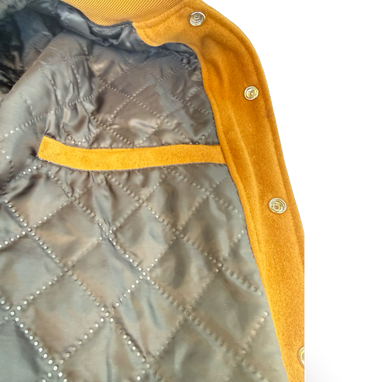 JET LIFE "LIFER" WOOL JACKET [BROWN/TEAL]