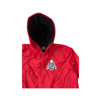 “Courtside" COACH JACKET HOODED [RED]