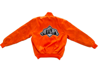 JET LIFE "DIAMOND" SATIN JACKET [ORANGE]