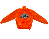 JET LIFE "DIAMOND" SATIN JACKET [ORANGE]