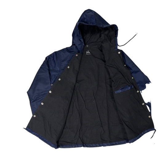 “Courtside" COACH JACKET HOODED [NAVY]