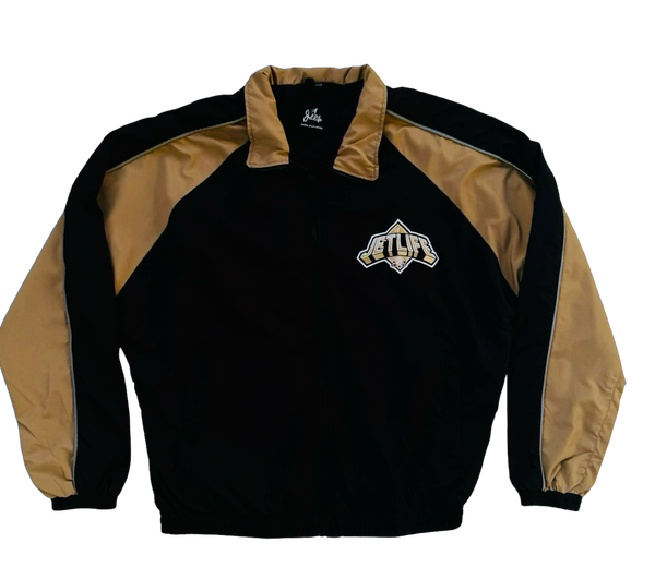 JET LIFE TRACK JACKET [Black/Gold]