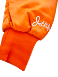 JET LIFE "DIAMOND" SATIN JACKET [ORANGE]