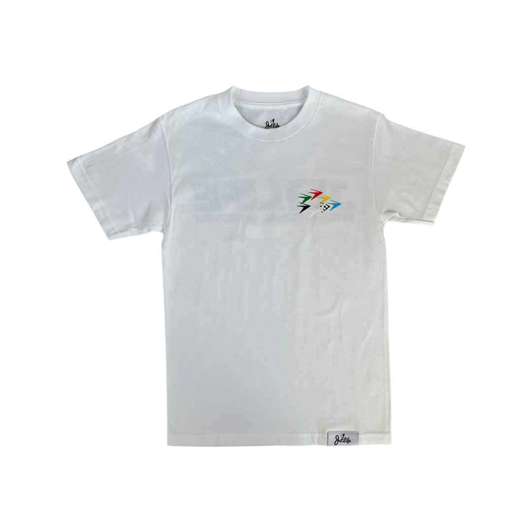 JET LIFE X NASCAR "SPEEDWAY" S/S [WHITE]