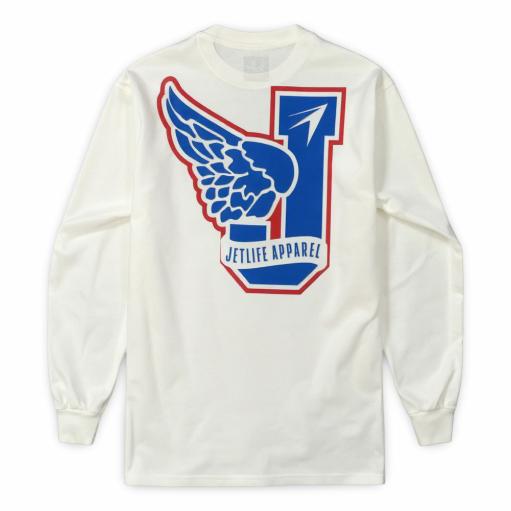 Jet Life "TRACK & FIELD" L/S [WHITE]