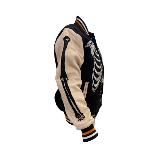JET LIFE "SKELETON" VARSITY JACKET