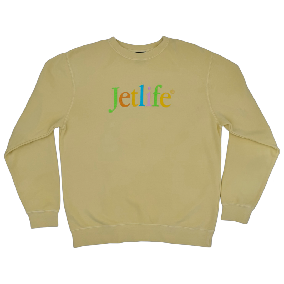 JET LIFE "BORN TO MAC" SWEATER [SQUASH]