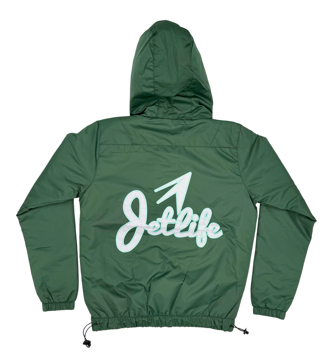 Jet Life Pullover Jacket {GREEN]