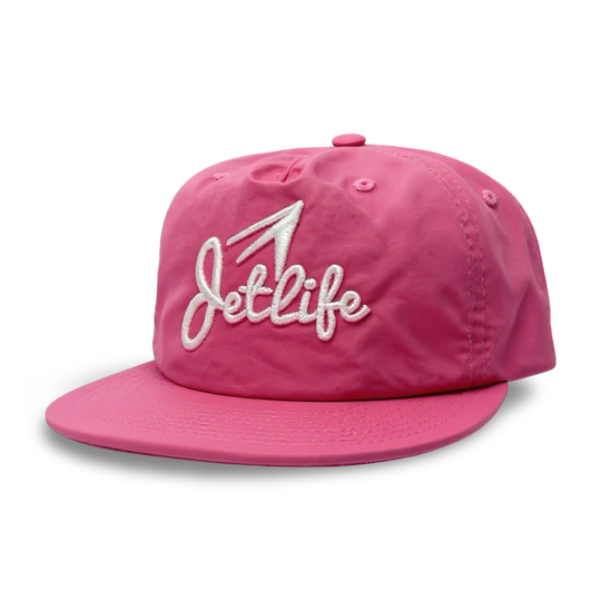 JET LIFE “PRIMARY STUNTERS” NYLON SNAPBACK [SOFT PINK]