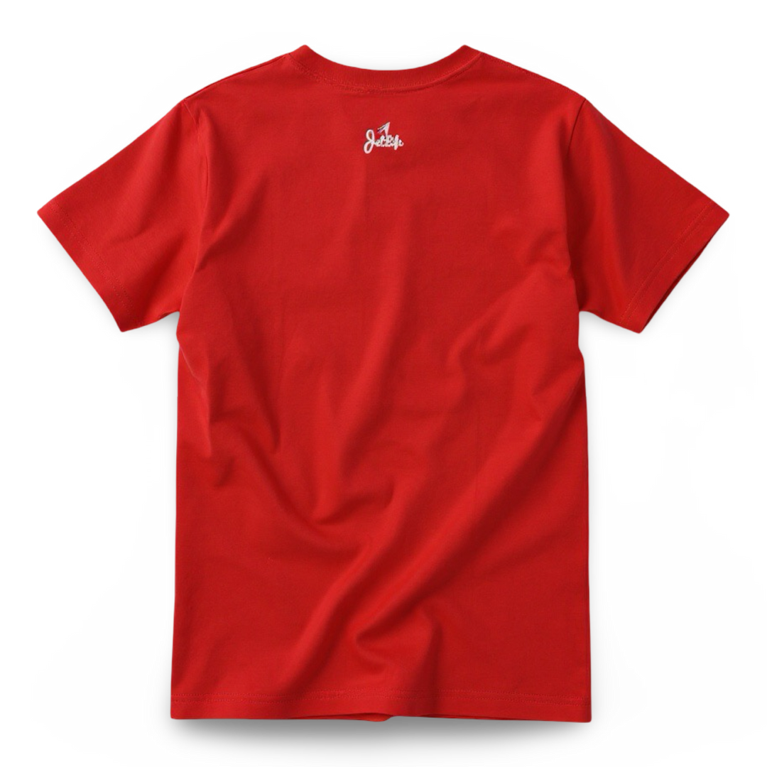 JET LIFE "HEARTBEAT" TEE [RED]