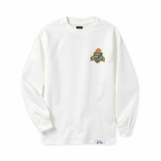 Jet Life "PEP RALLY" L/S [WHITE]