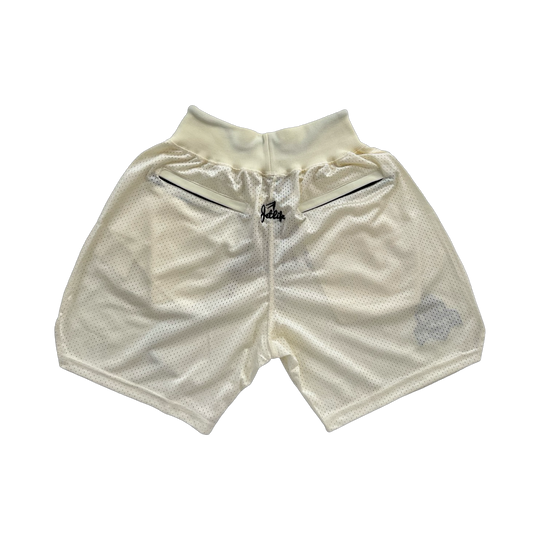 Jet Life "TWINJETTZZ" BASKETBALL SHORTS [CREAM]