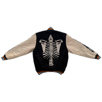 JET LIFE "SKELETON" VARSITY JACKET