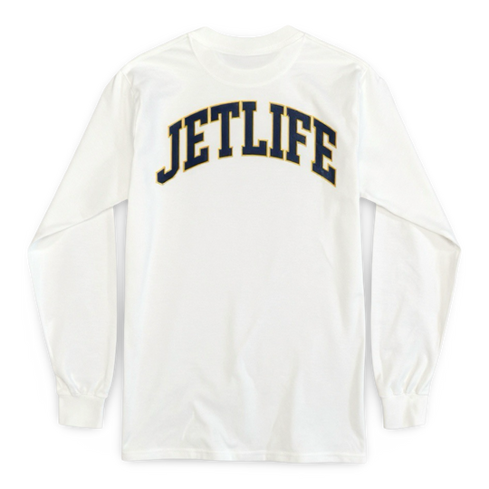 Jet Life "PEP RALLY" L/S [WHITE]