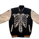 JET LIFE "SKELETON" VARSITY JACKET