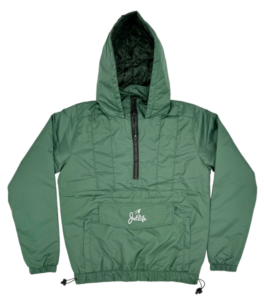 Jet Life Pullover Jacket {GREEN]