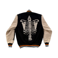 JET LIFE "SKELETON" VARSITY JACKET