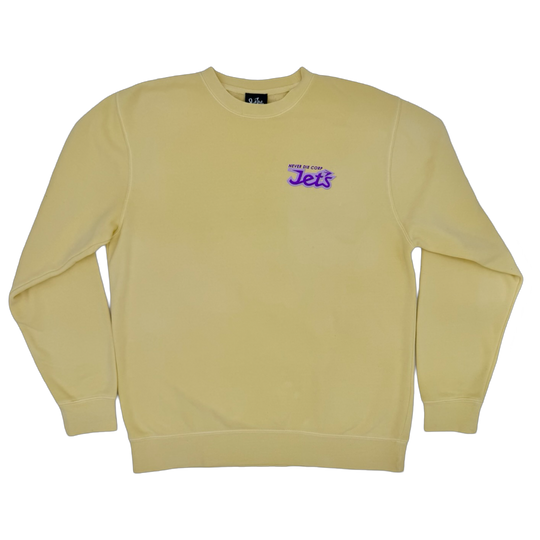 JET LIFE "NEVER DIE" SWEATER [YELLOW]