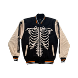 JET LIFE "SKELETON" VARSITY JACKET