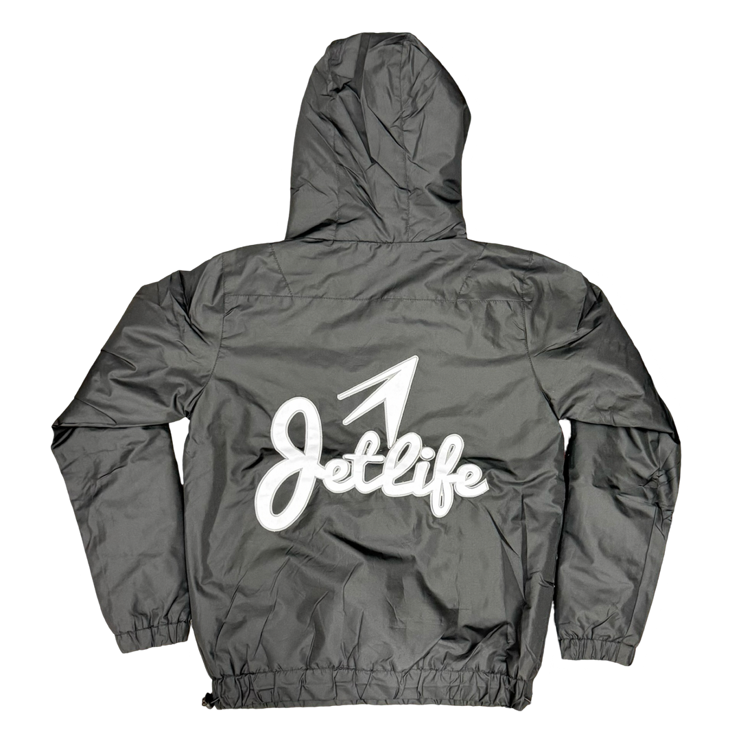 Jet Life Pullover Jacket {BLACK}