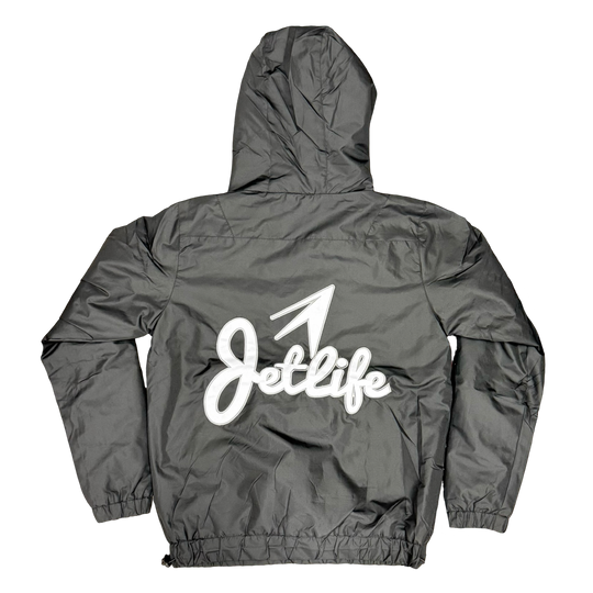 Jet Life Pullover Jacket {BLACK}