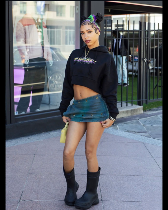 Jet Life "Yeah its Fat" Crop Hoodie