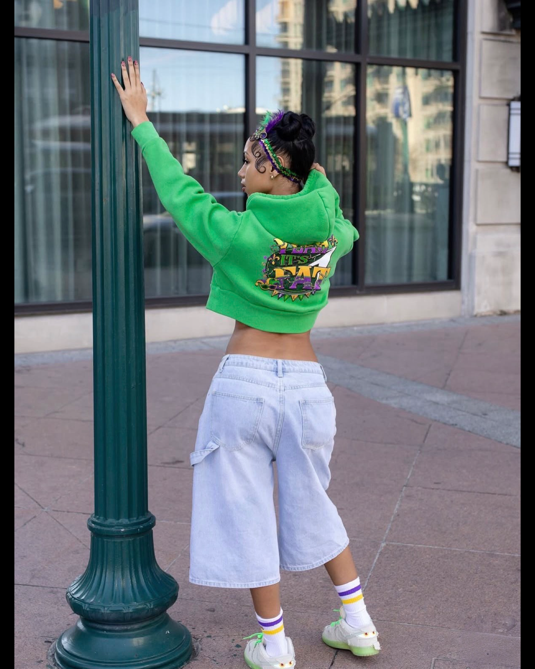 Jet Life "Yeah its Fat" Crop Hoodie