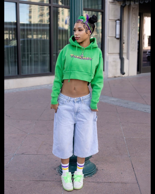 Jet Life "Yeah its Fat" Crop Hoodie