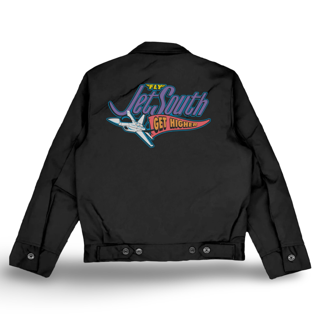 Jet Life "Jet South” Mechanic Jacket  [BLACK]