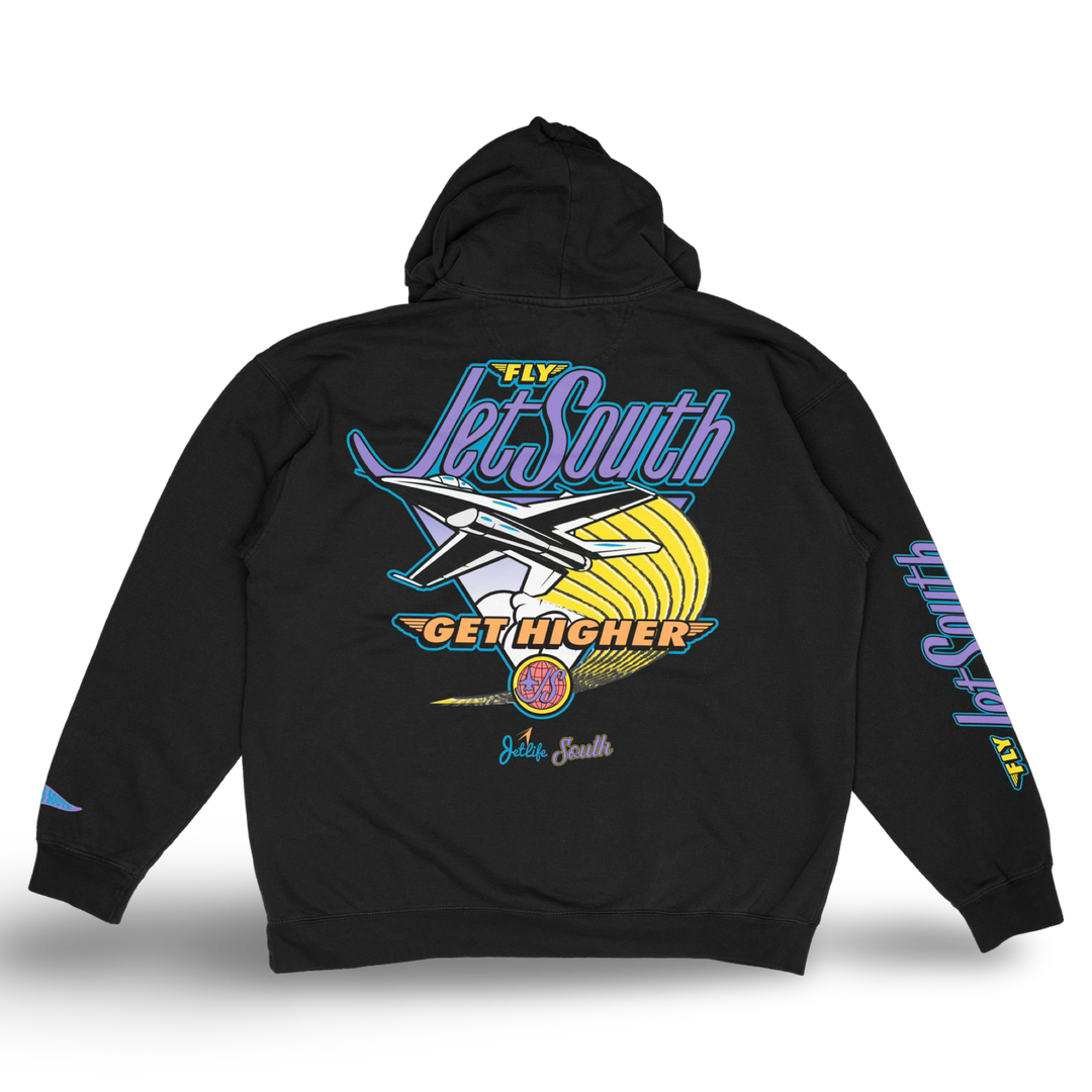 Jet Life "Jet South” HOODIE [BLACK]