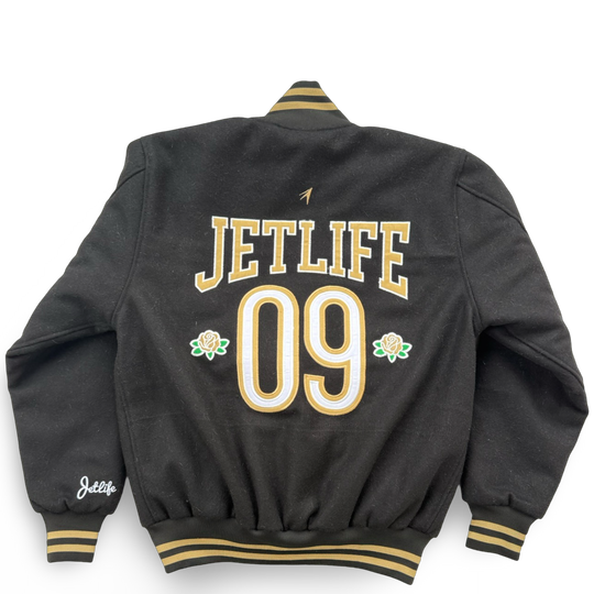 JET LIFE "LIFER" WOOL JACKET [BLACK]