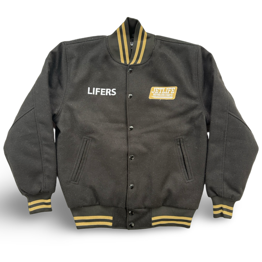 JET LIFE "LIFER" WOOL JACKET [BLACK]