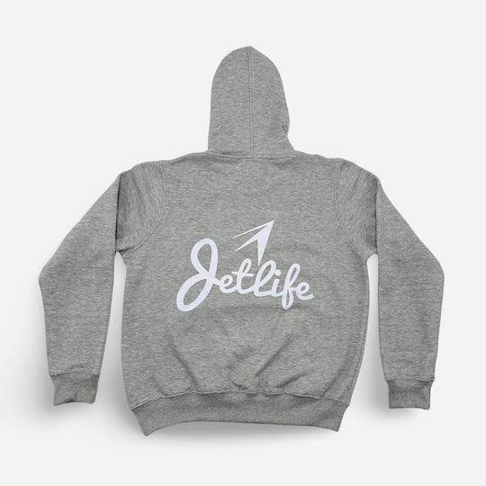 JET LIFE "CLASSIC"  HOODIE [HEATHER] 3M REFLECTIVE