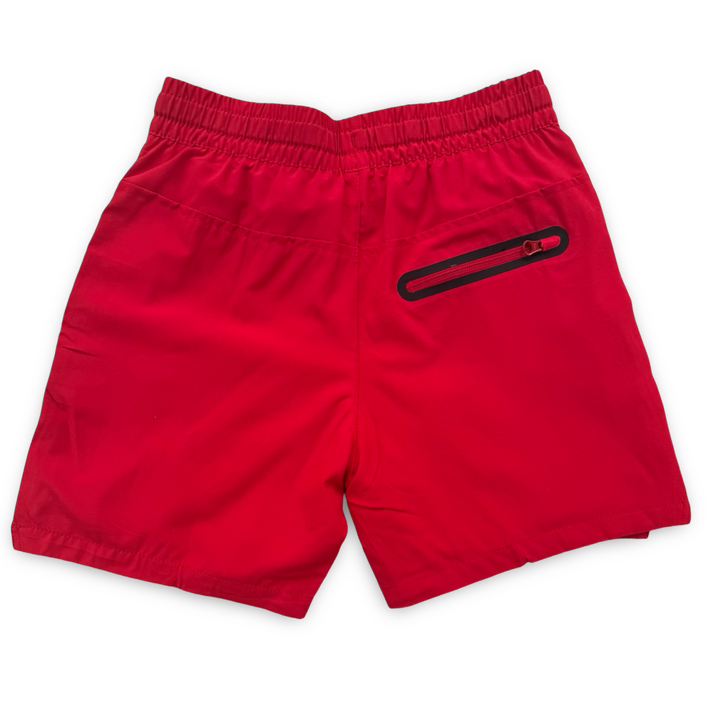 JET LIFE PERFORMANCE SPORTS SHORTS [RED]