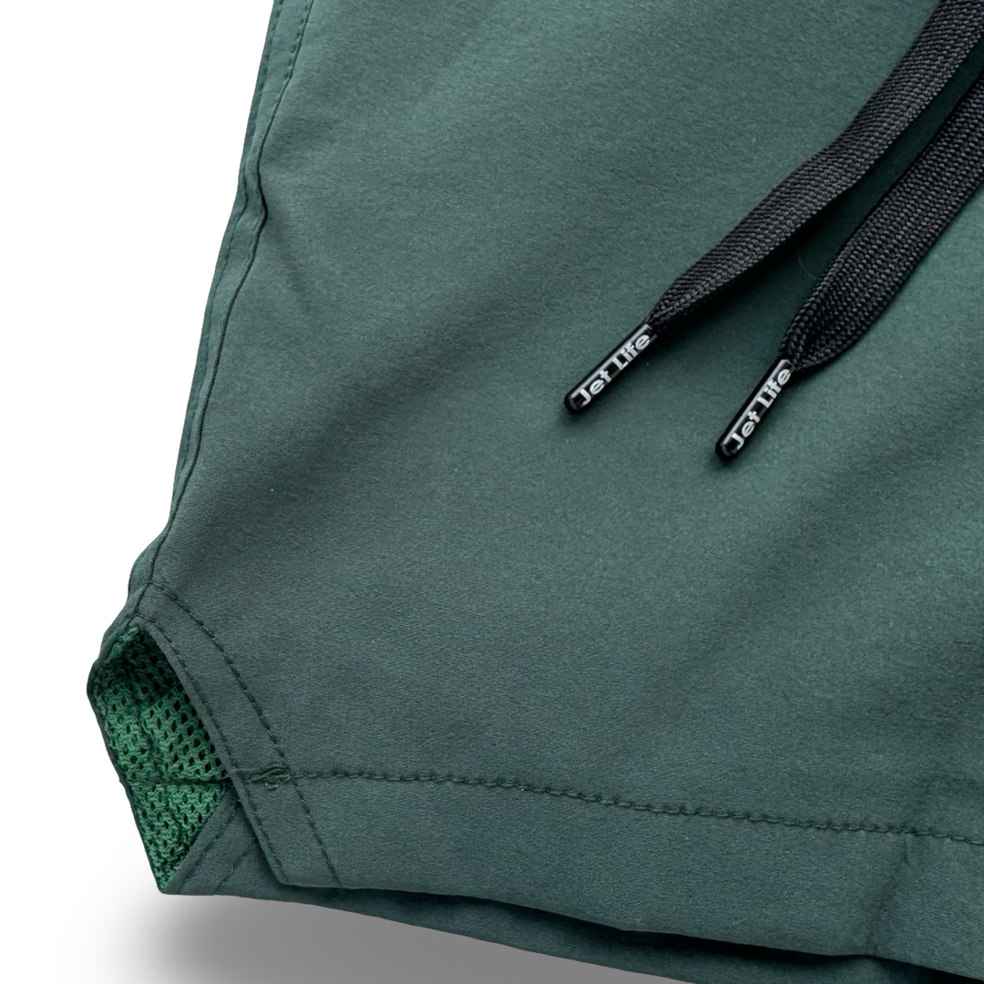 JET LIFE PERFORMANCE SPORTS SHORTS [FOREST]