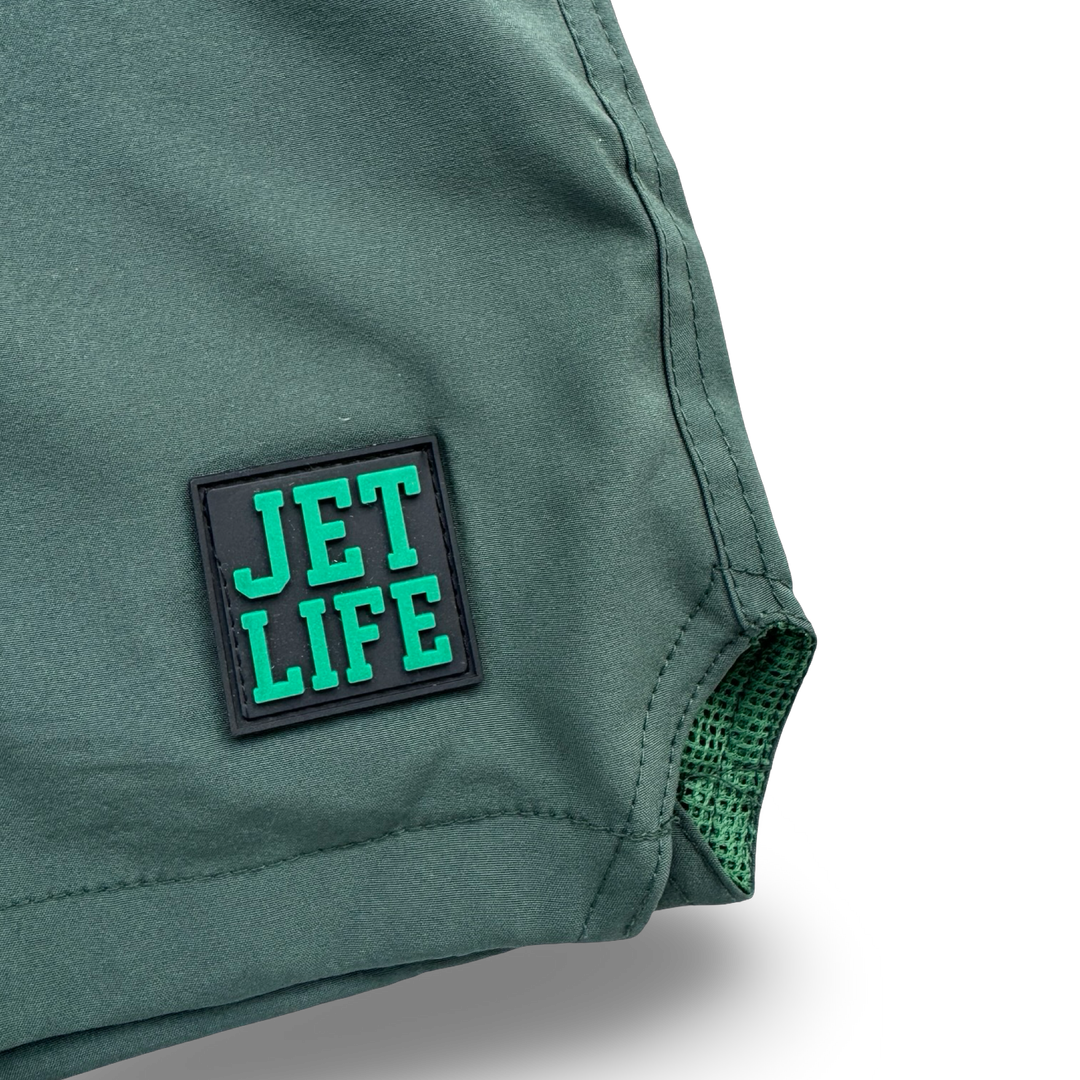 JET LIFE PERFORMANCE SPORTS SHORTS [FOREST]