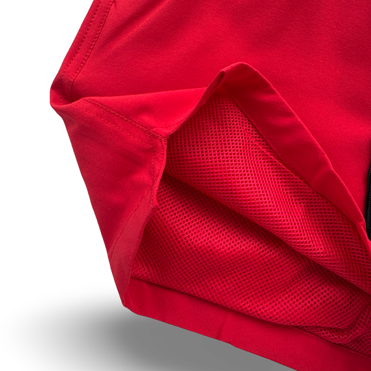 JET LIFE PERFORMANCE SPORTS SHORTS [RED]