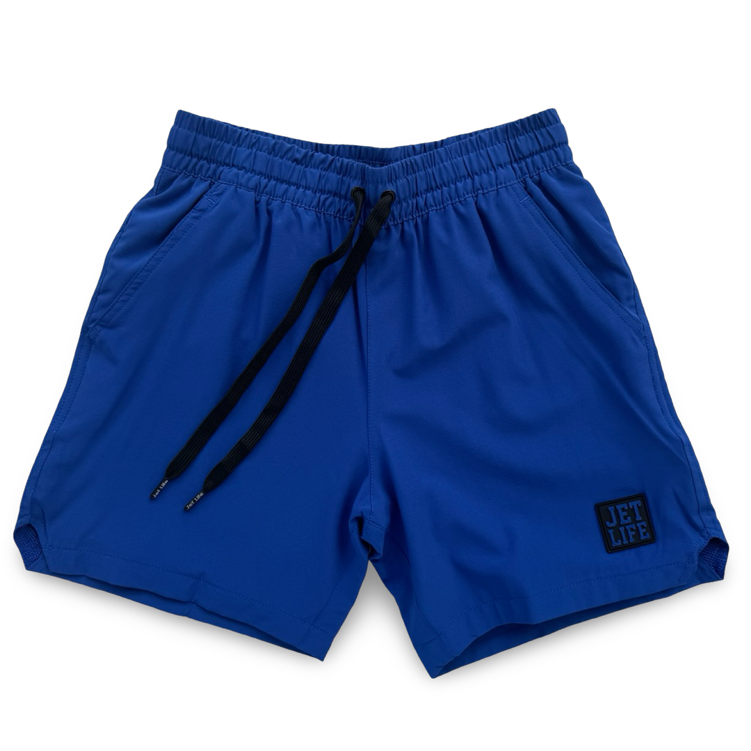 JET LIFE PERFORMANCE SPORTS SHORTS [ROYAL]