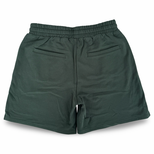 JET LIFE "NEVER DIE CORP" FLEESE SHORTS [FOREST]