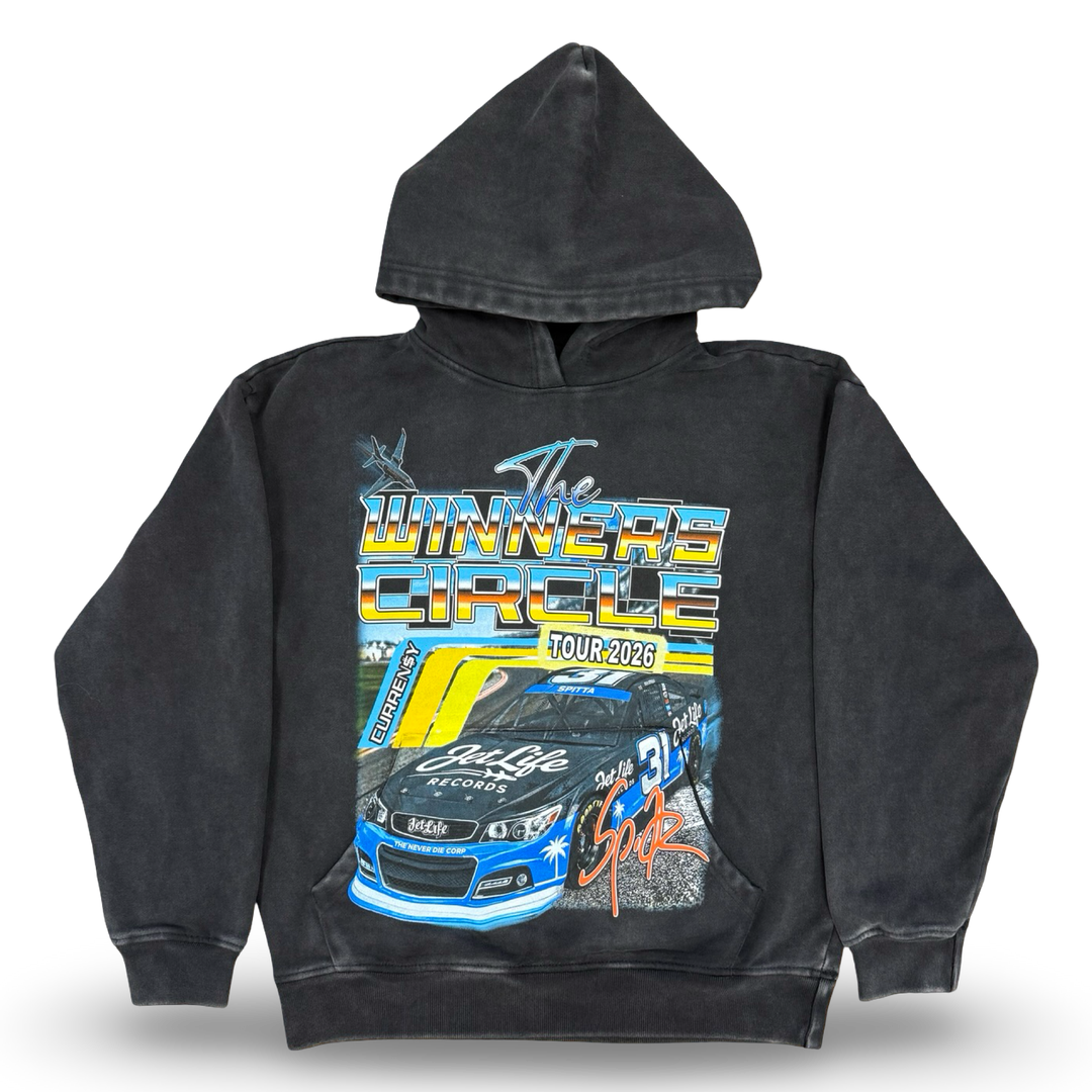 Jet Life " Winners Circle Tour" Hoodie [Vintage Black]